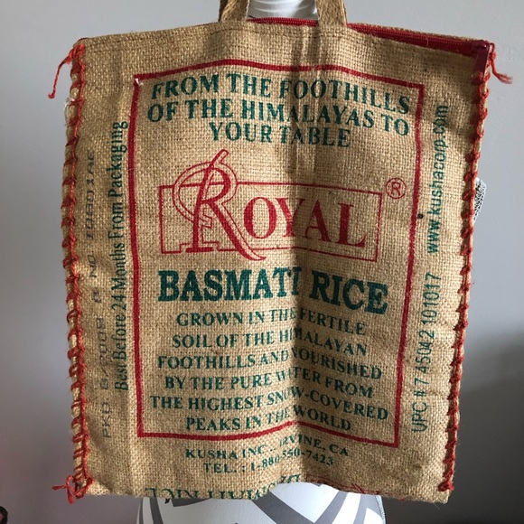 Bags Royal Basmati Rice Handmade Rice Tote Sack Bag Poshmark